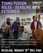 Young Person Roles at our Gala Concert - Deadline Extended!