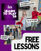 Learn To Play 2026 - FREE Music/Instrument Taster Day!